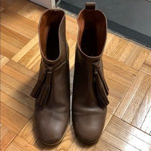 Rachel Comey boots with tassels.